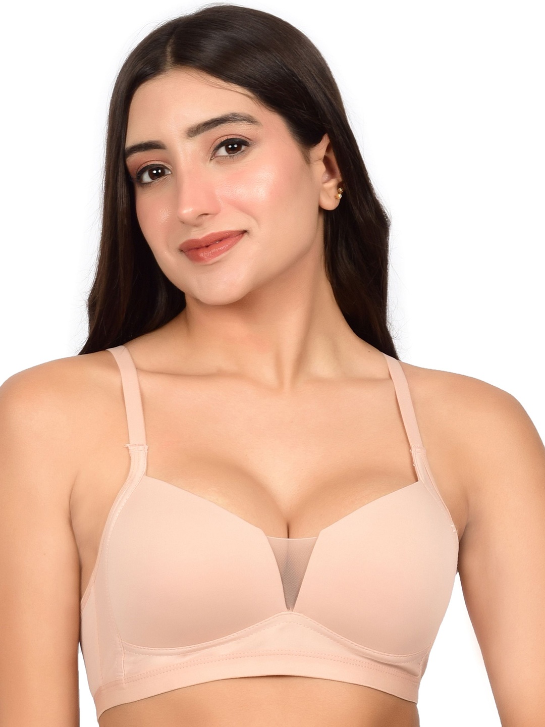 

bare dezire Bra Full Coverage Lightly Padded T-shirt Bra, Cream