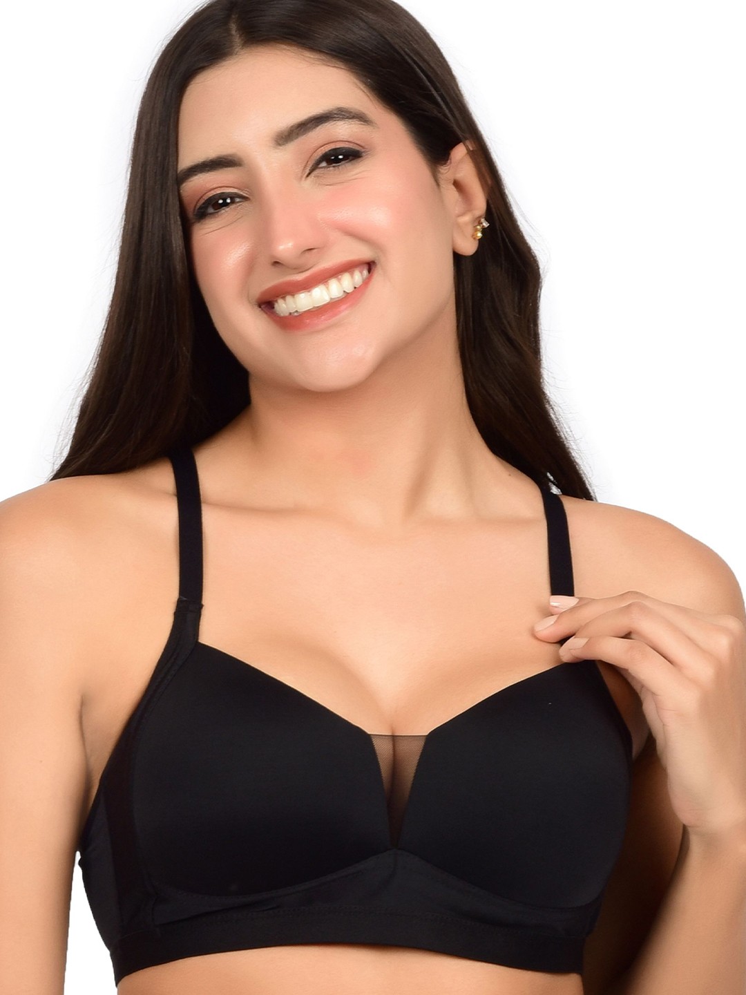 

bare dezire Full Coverage Lightly Padded T-shirt Bra, Black