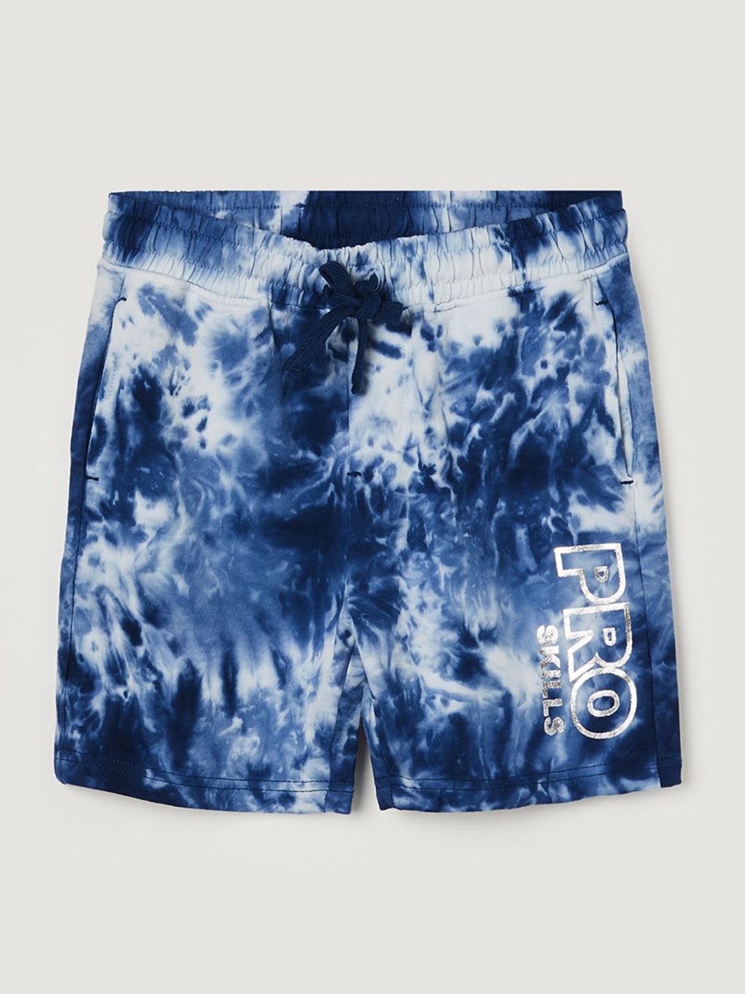 

Fame Forever by Lifestyle Boys Washed Printed Shorts, Blue