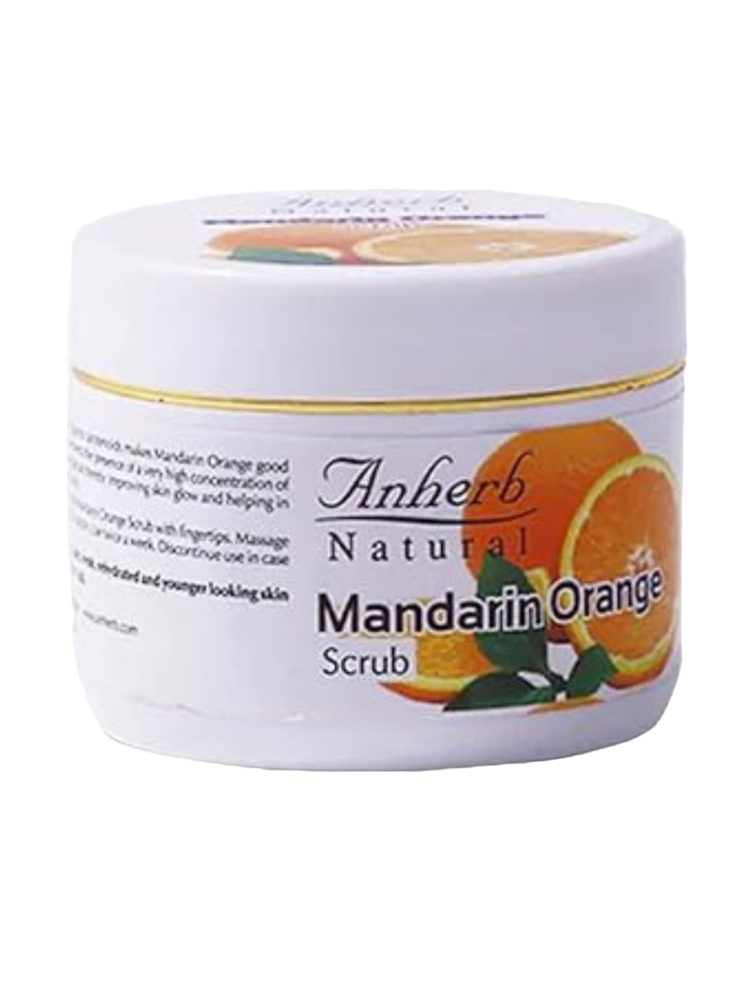 

Anherb Natural Mandarin Orange Scrub with Vitamin A & Carotene - 45 g, White