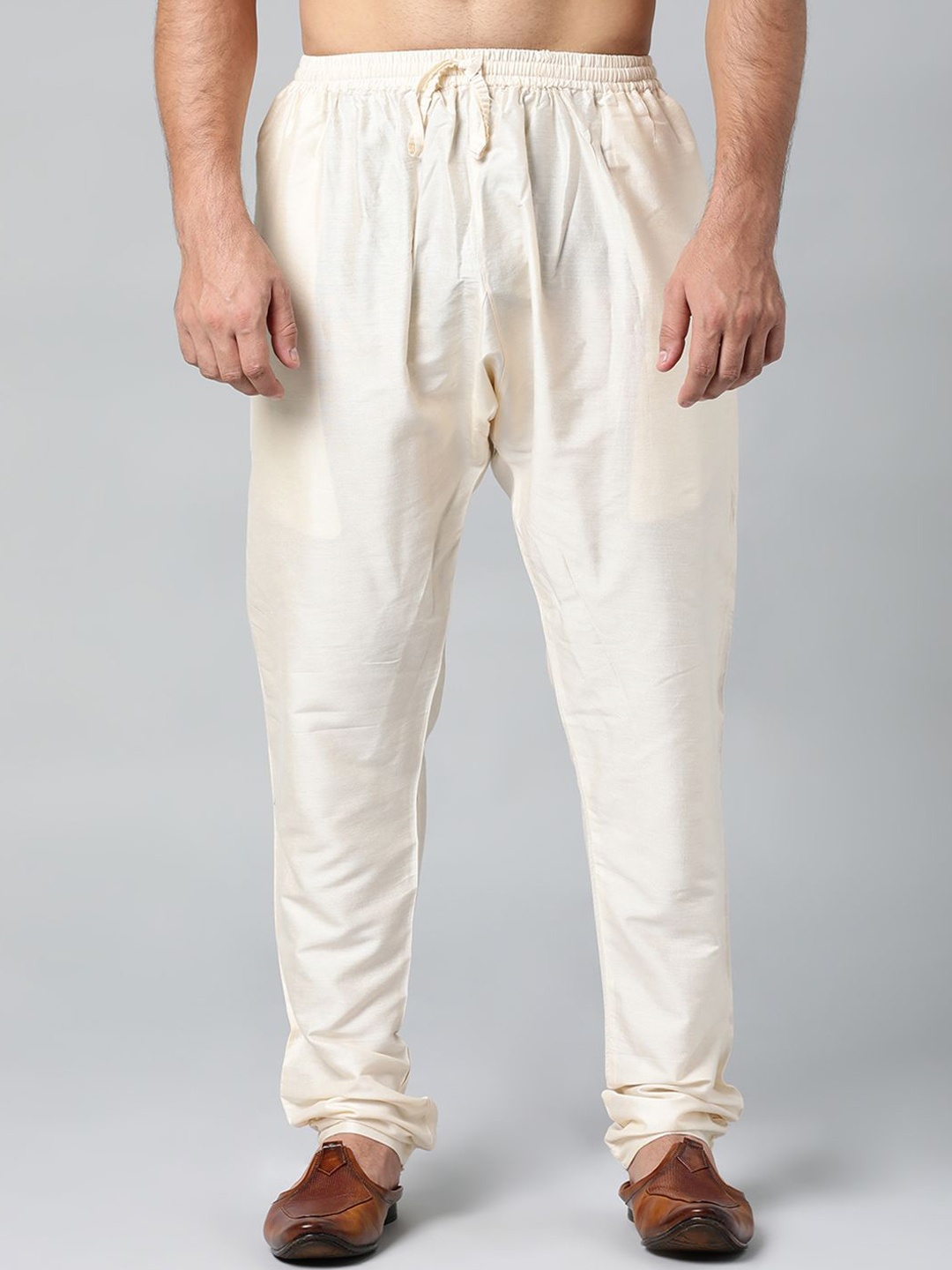 

TheEthnic.Co Men Mid-Rise Pyjama, Beige