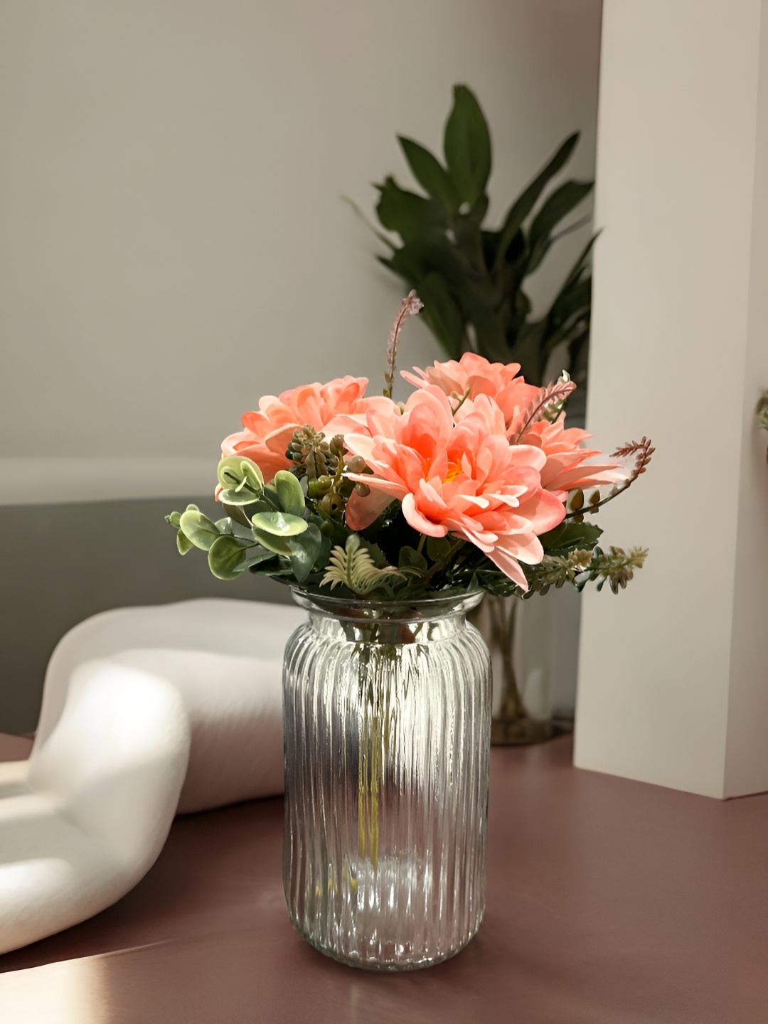 

BS AMOR Transparent Cylinder Shaped Glass Flower Vase