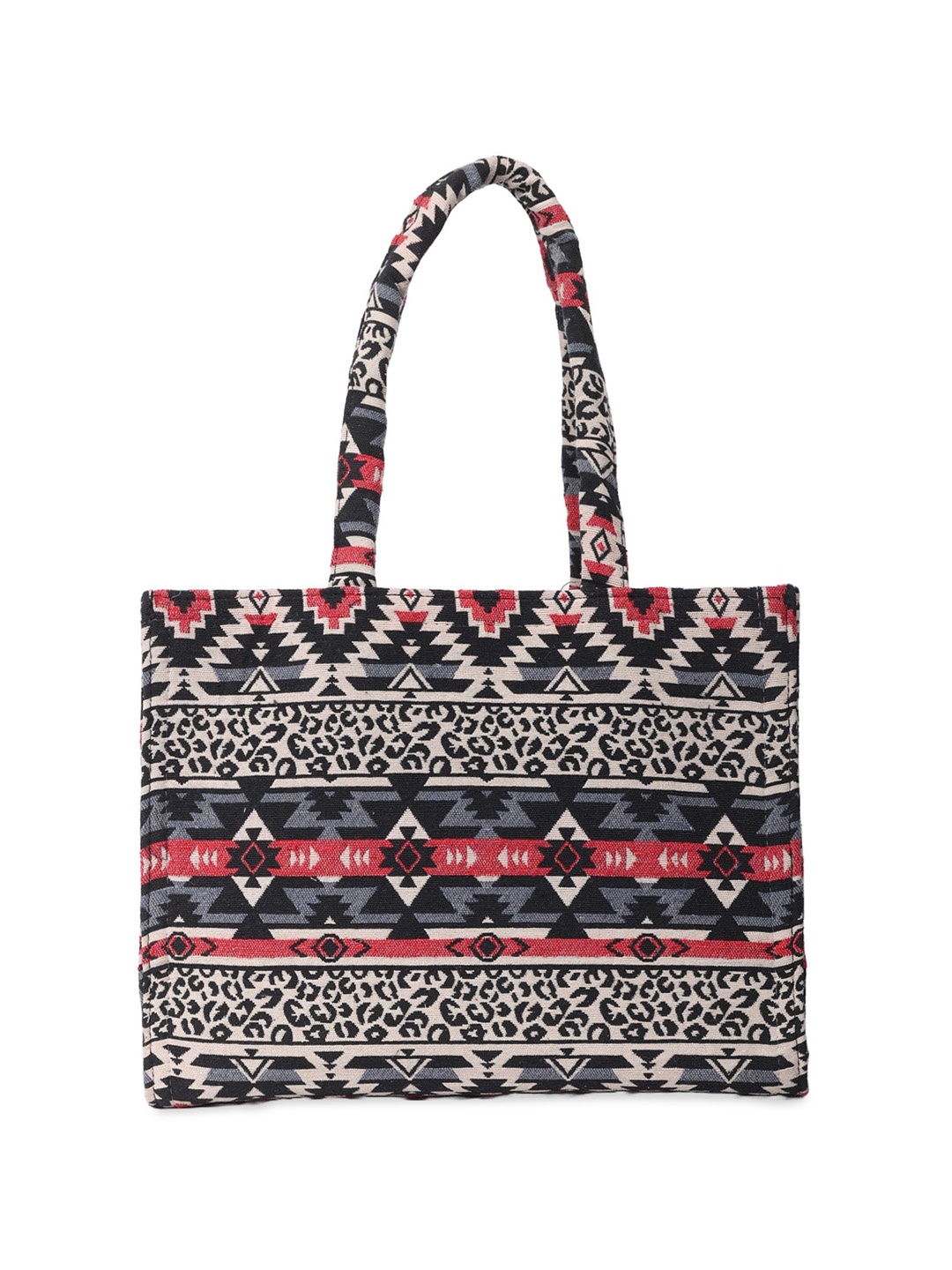 

LEKHX Animal Embellished Structured Hobo Bag, Multi