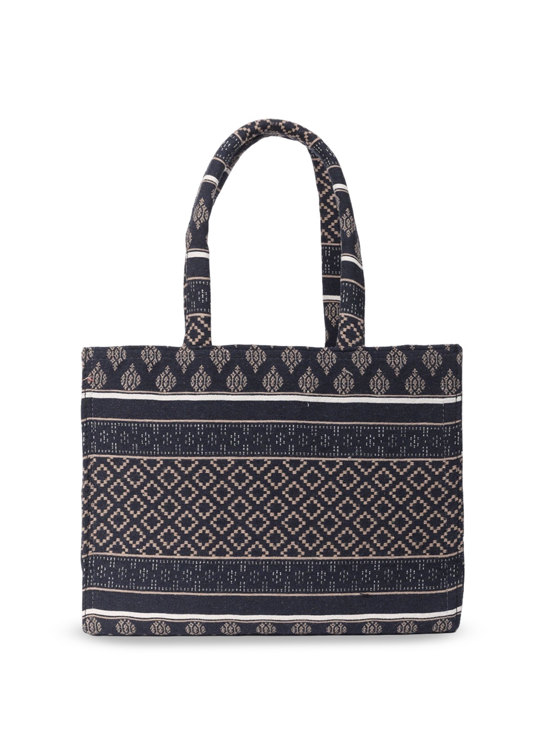 

LEKHX Geometric Oversized Structured Shoulder Bag, Multi