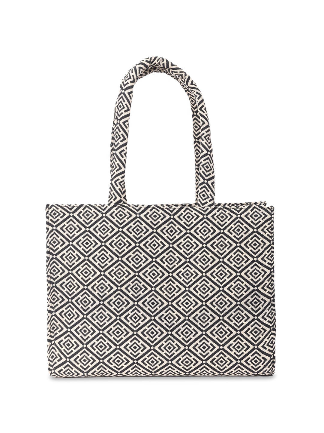 

LEKHX Animal Structured Tote Bag, White