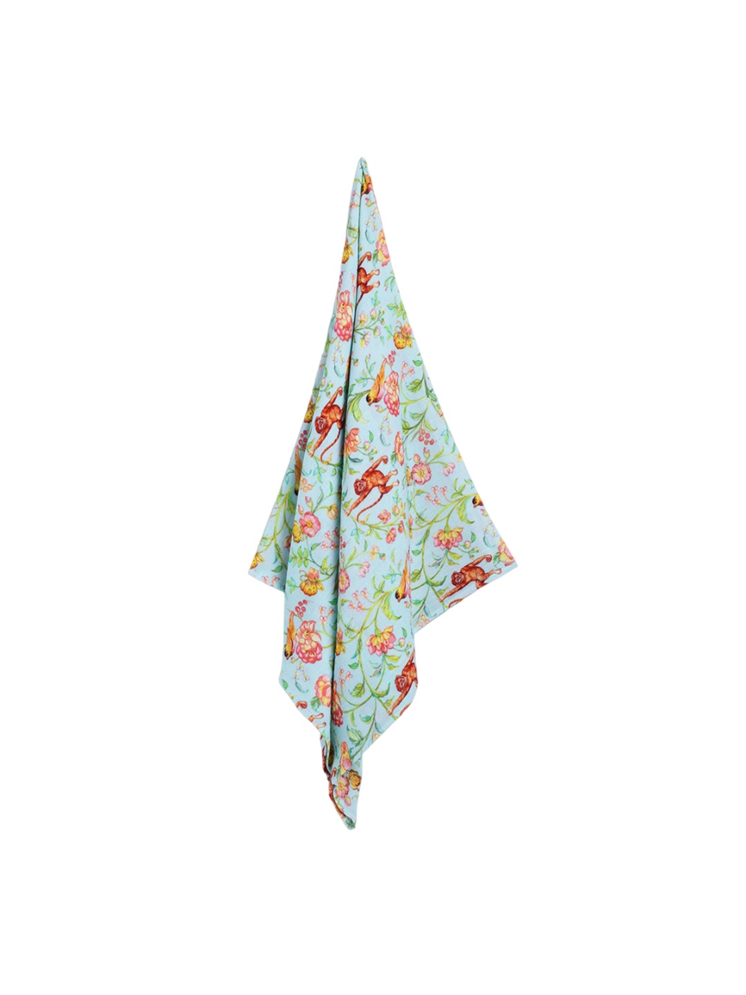 

Tiber Taber Infants Printed Pure Cotton Swaddle, Green