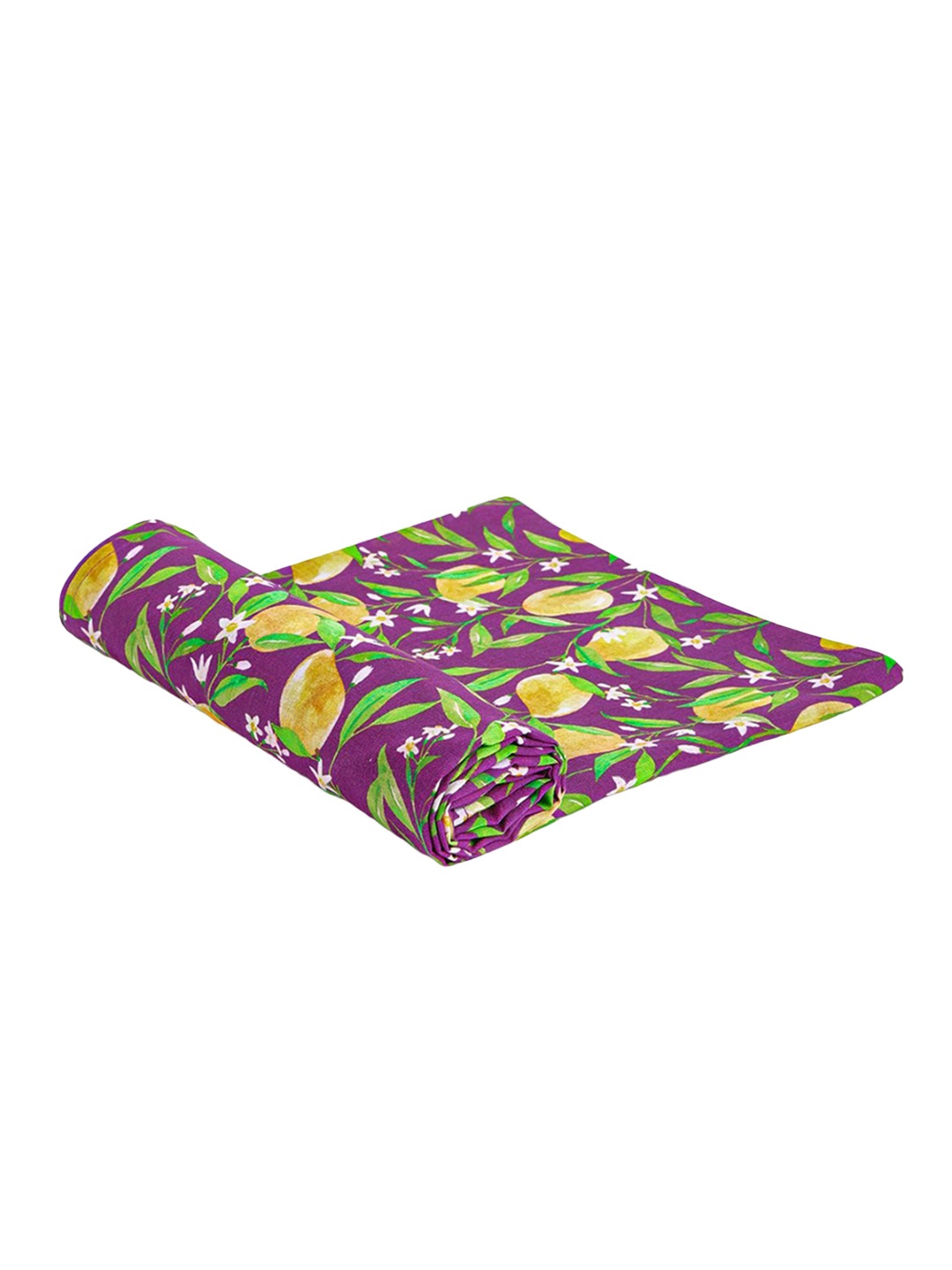 

Tiber Taber Infants Leaf Print Summer Friendly Swaddles, Purple