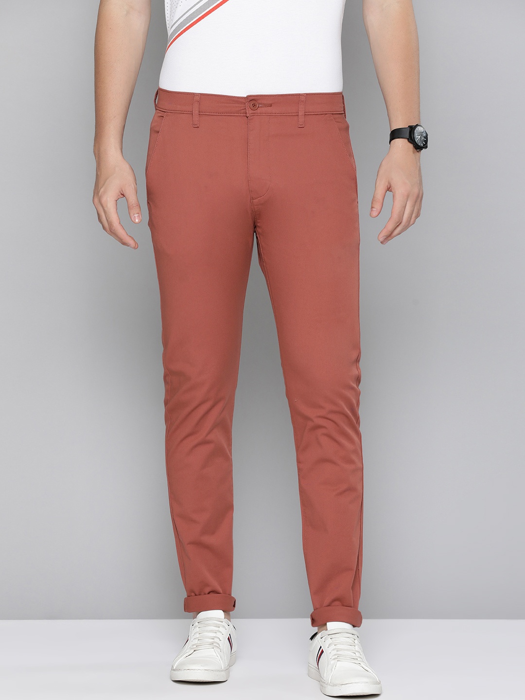 

Levis Men 512 Slim Fit Chino Trousers, Brown