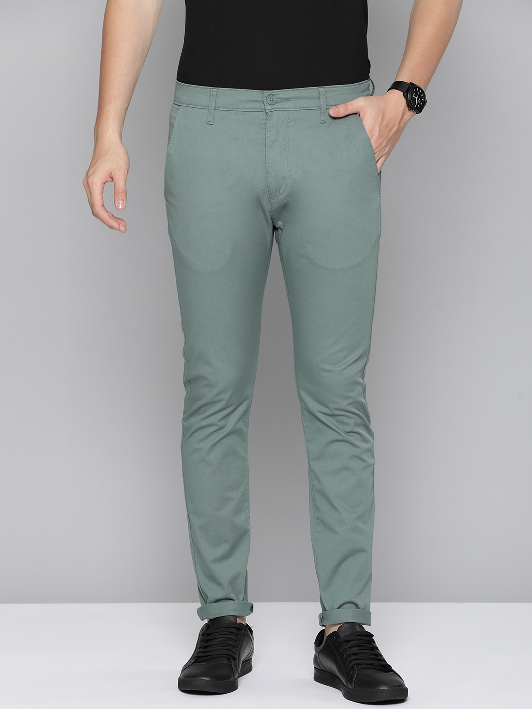 

Levis Men 512 Slim Fit Chinos Trousers, Green