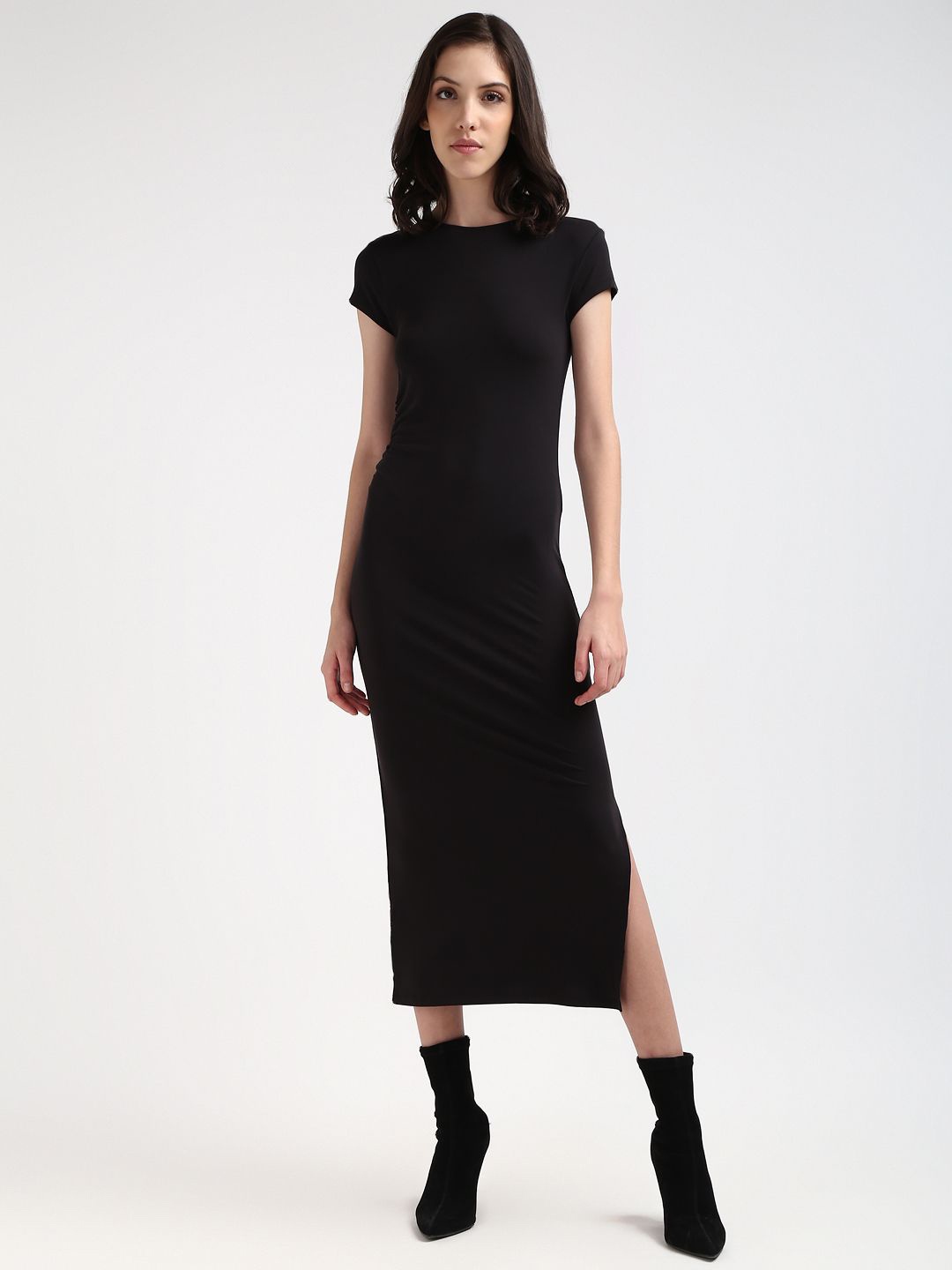 

Calvin Klein Jeans Women T-shirt Midi Dress, Black