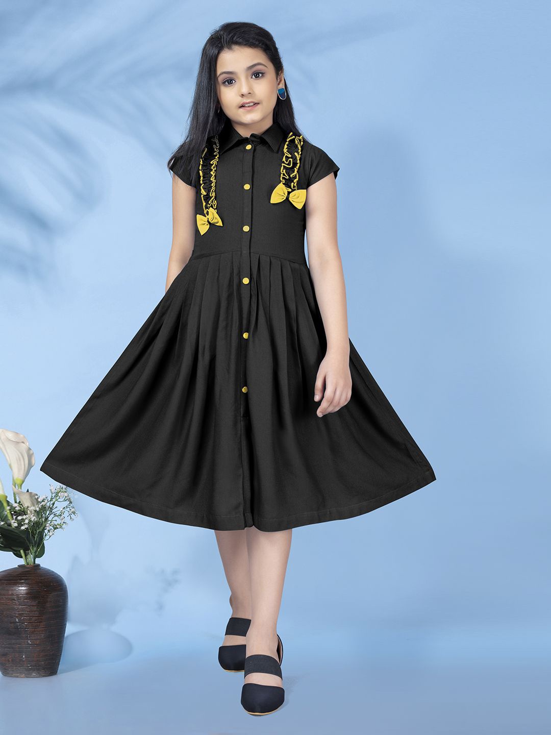 

FASHION DREAM Fit & Flare Dress, Black