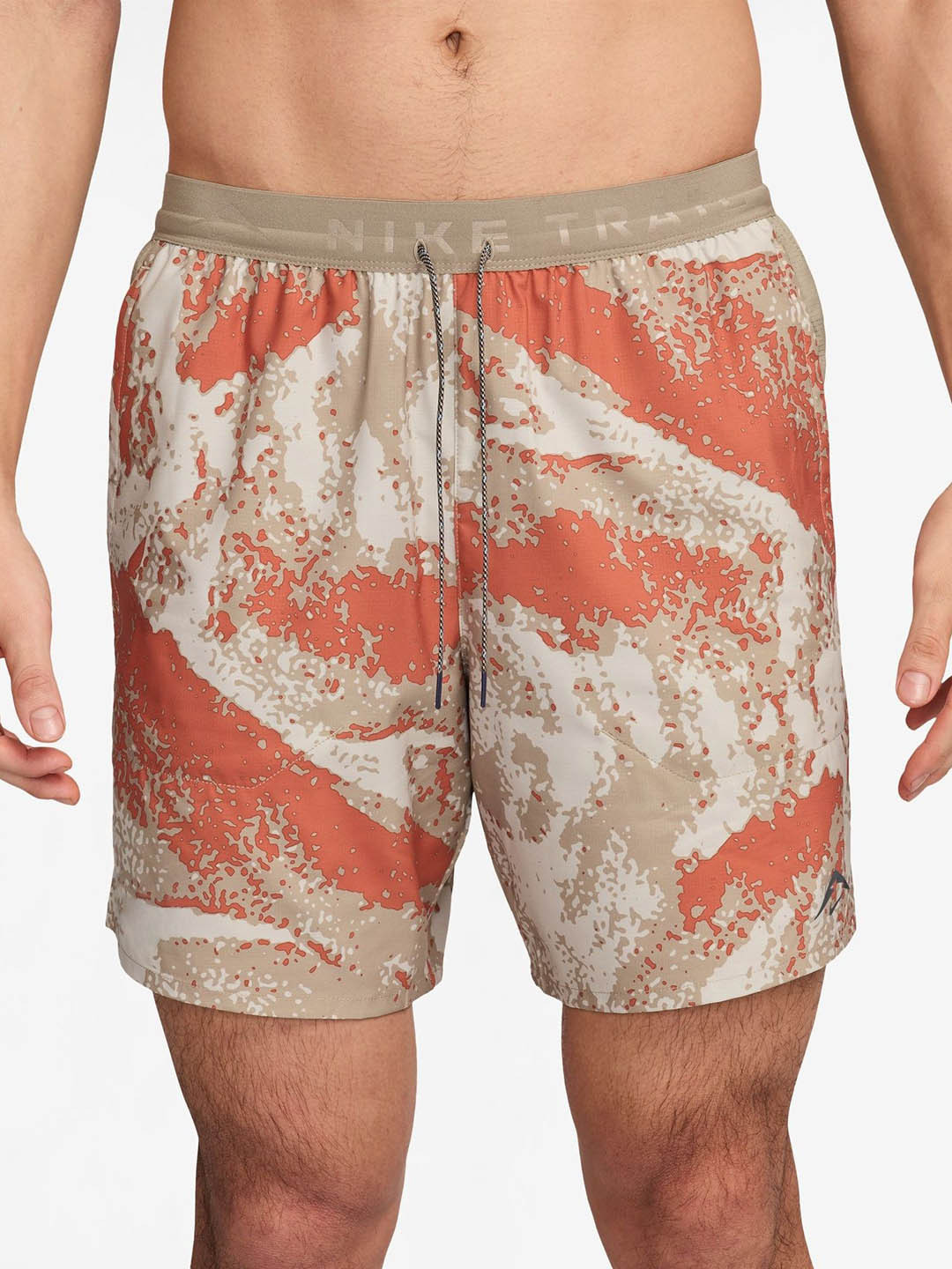 

Nike Trail Stride Men's 7" Dri-FIT Brief-Lined Running Shorts, Brown