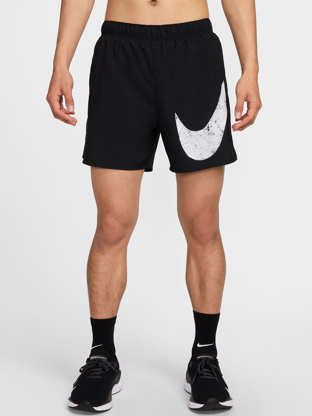 

Nike Challenger Swoosh Men's Dri-FIT Running Shorts, Black