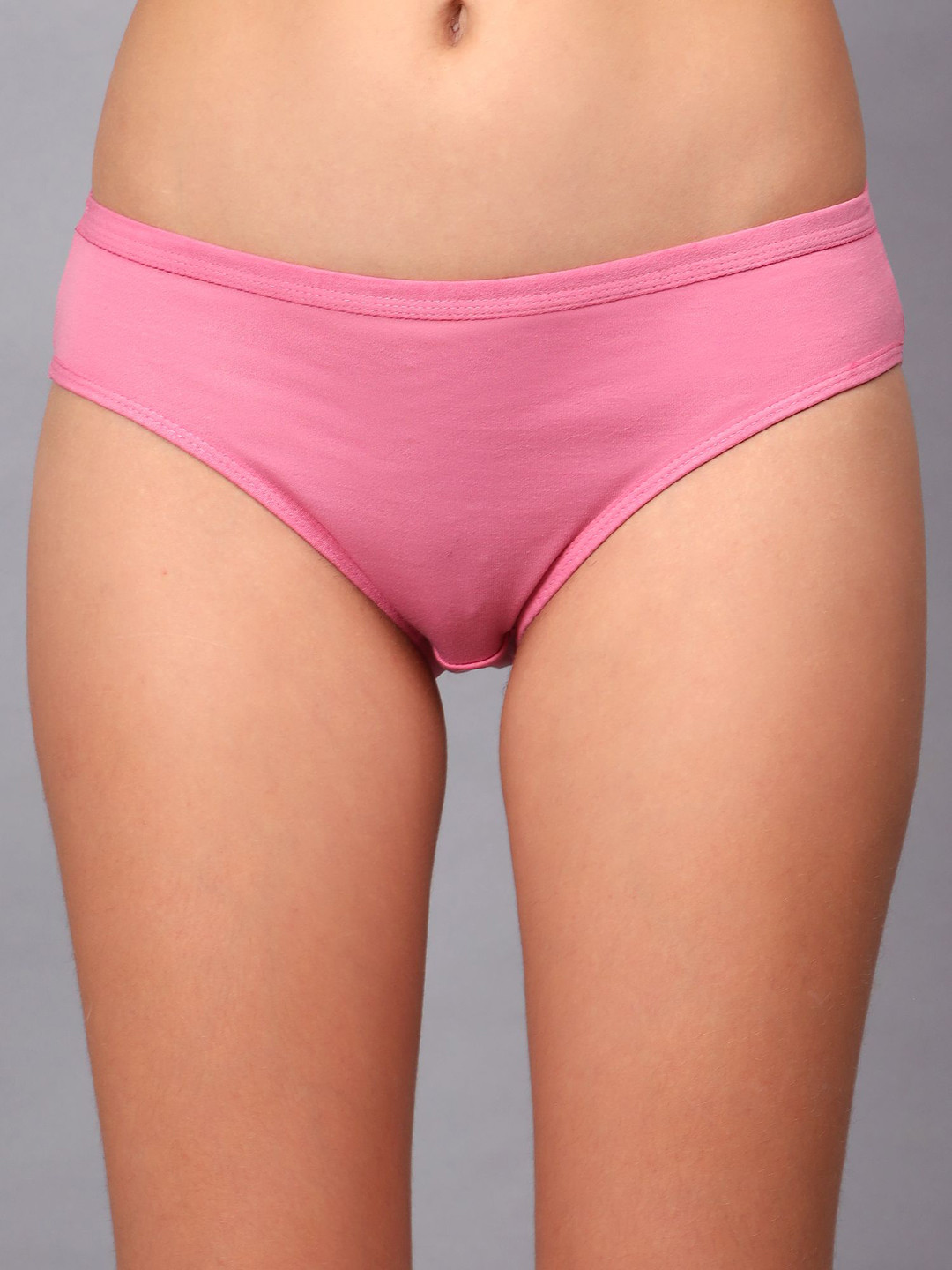 

JJAAGG T Women Cotton Mid Rise Basic Briefs JAG-W-199-24, Pink