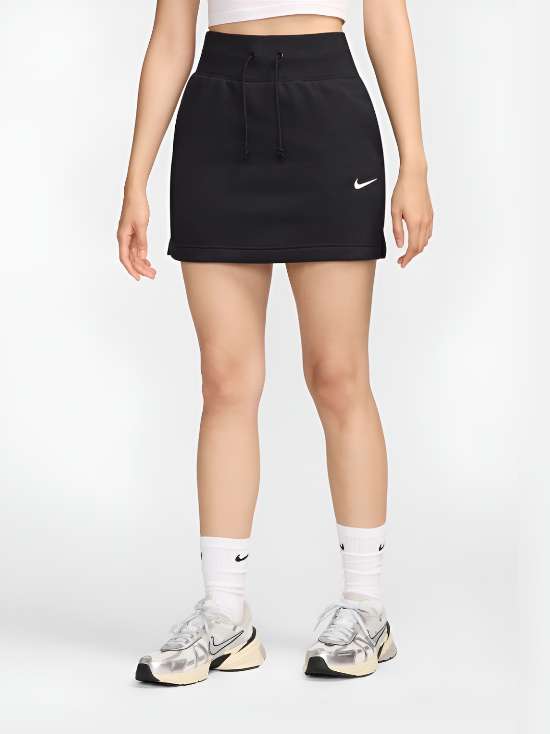

Nike Women Sportswear Phoenix Fleece Mini Skirt, Black