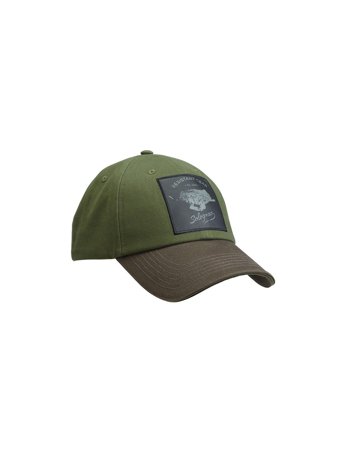 

SOLOGNAC By Decathlon Unisex Wildboar Printed Hiking Caps, Olive