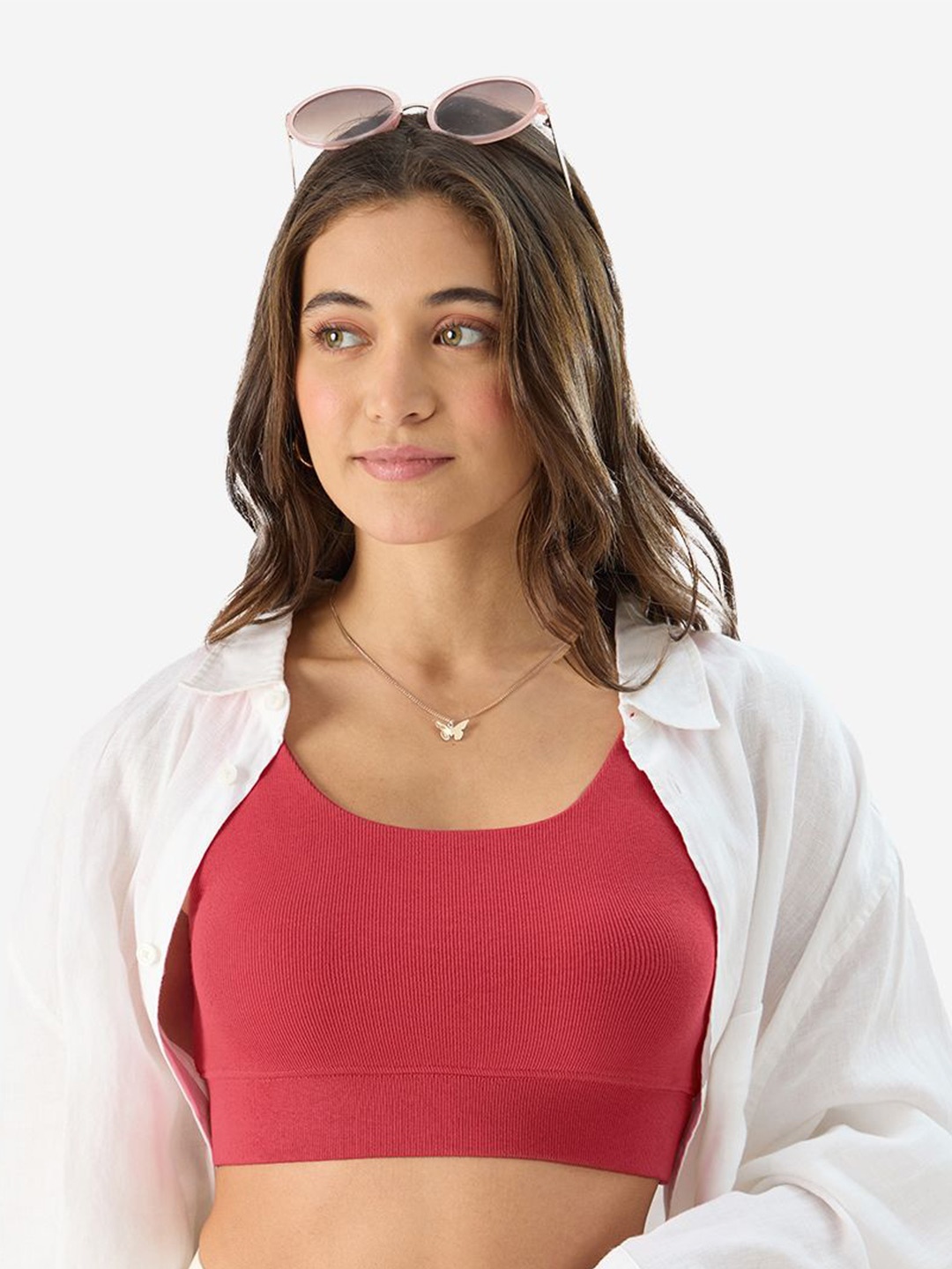 

The Souled Store Women Bralette Top, Red