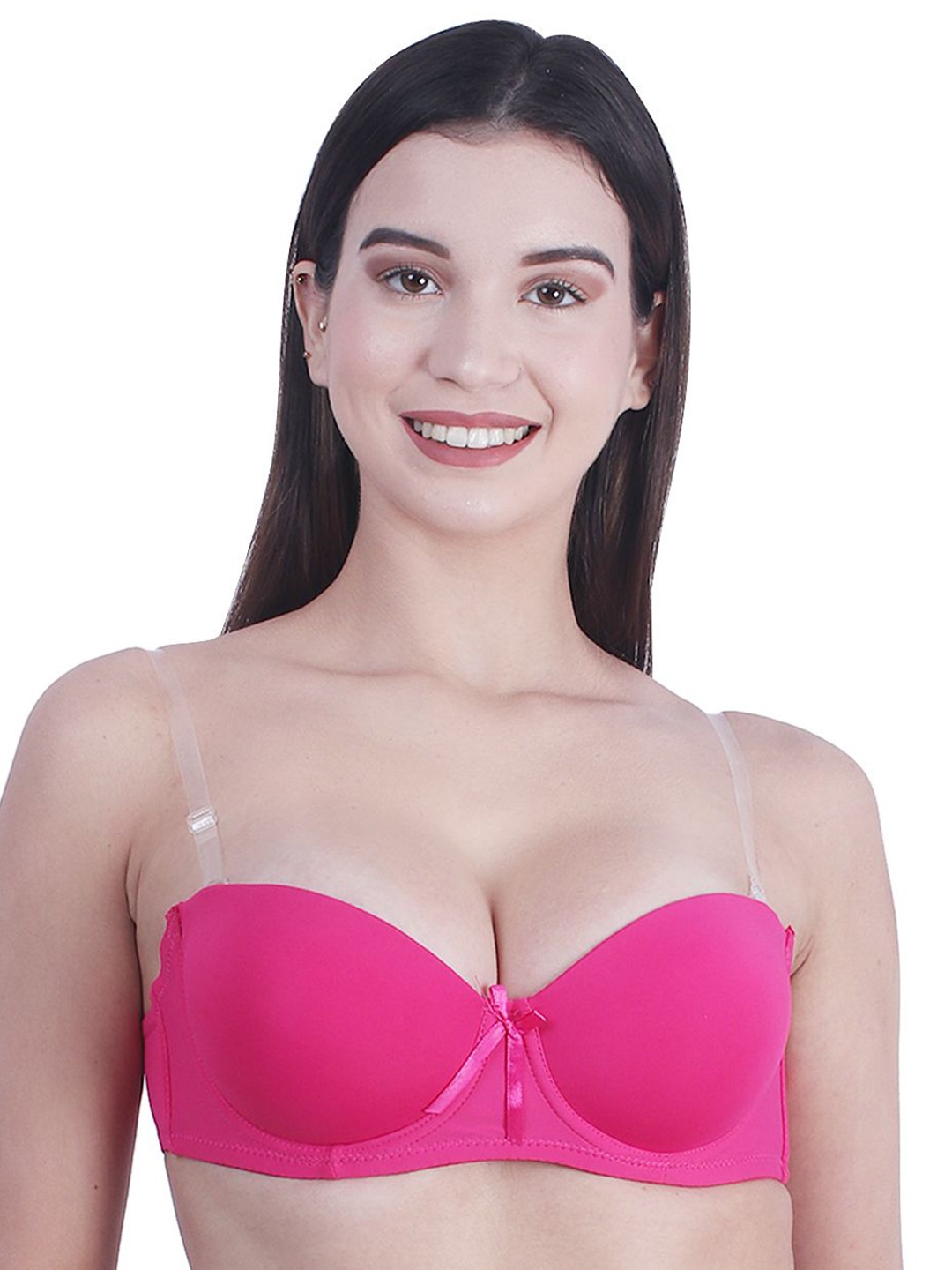 

BRACHY Women Medium Coverage Underwired Lightly Padded Bra, Pink