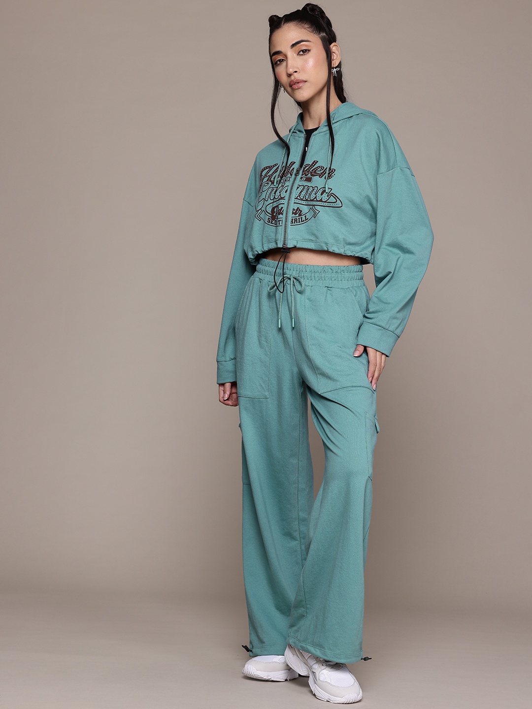 

The Roadster Lifestyle Co. Printed Co-Ords, Green
