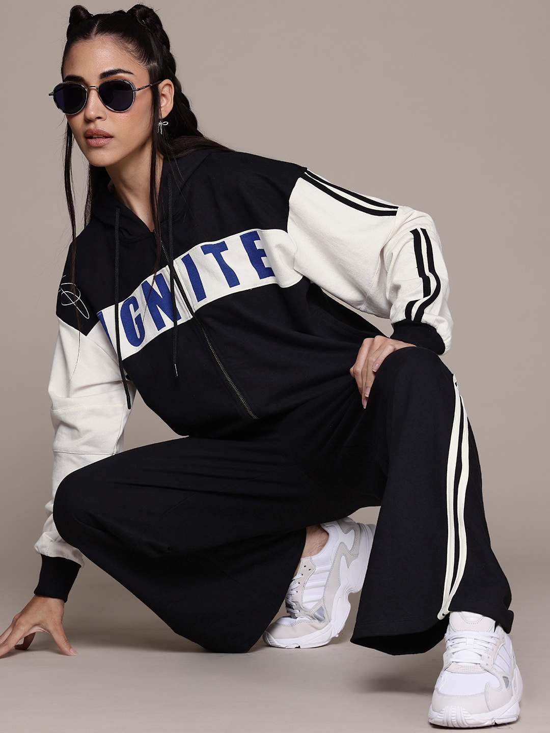 

The Roadster Lifestyle Co. Printed Co-Ords, Black