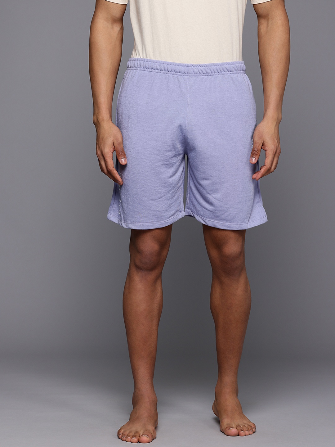 

HRX by Hrithik Roshan Men Yoga Shorts, Lavender