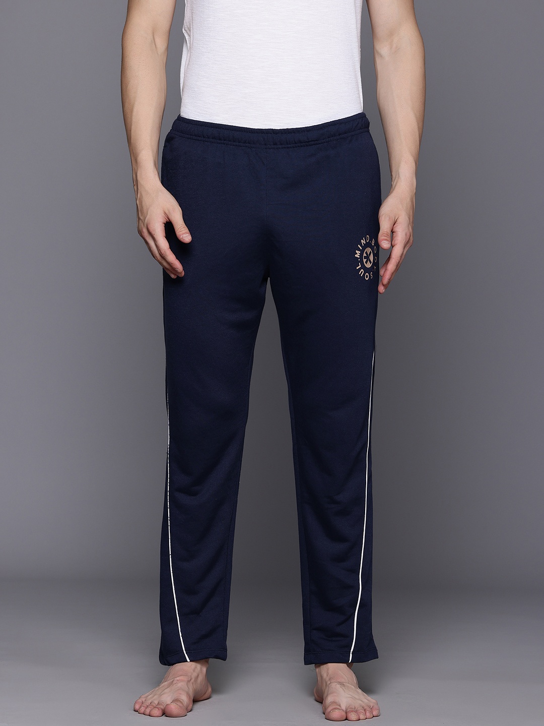 

HRX by Hrithik Roshan Men Yoga Track Pants, Navy blue