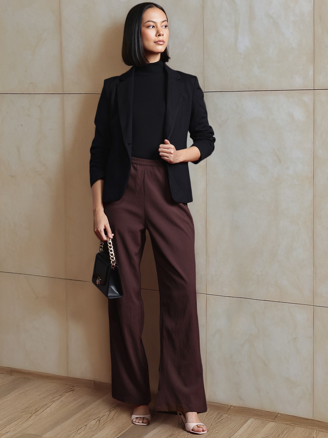 

all about you Women Regular Trousers, Maroon