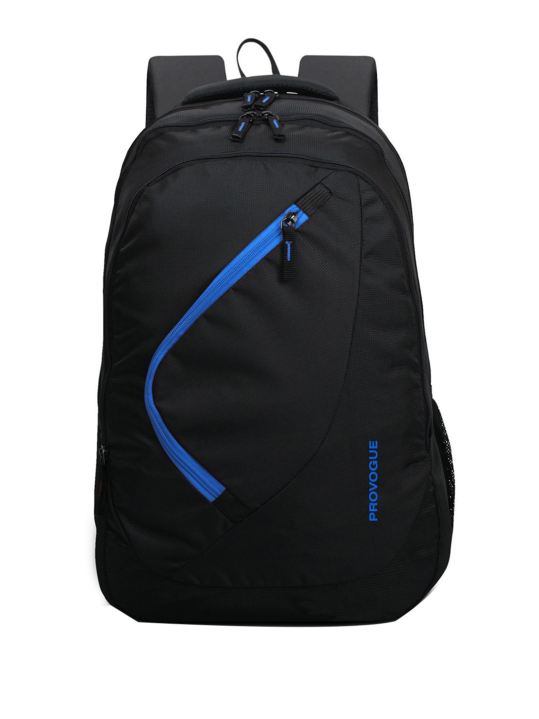 

Provogue Unisex Embroidered Backpack, Black