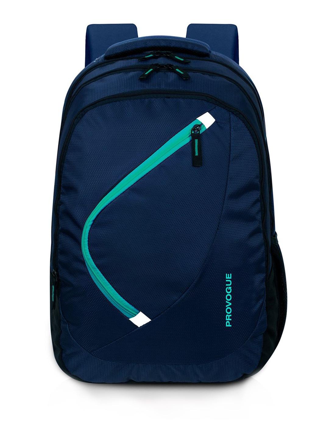

Provogue Unisex Embroidered Backpack, Navy blue