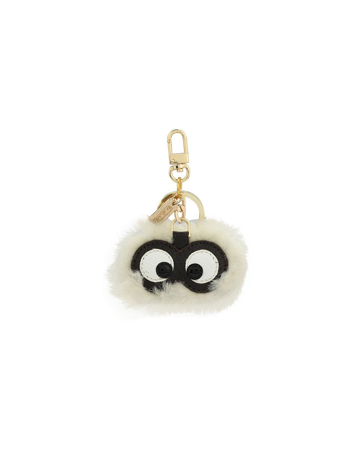 

Da Milano Textured Key Chain, White