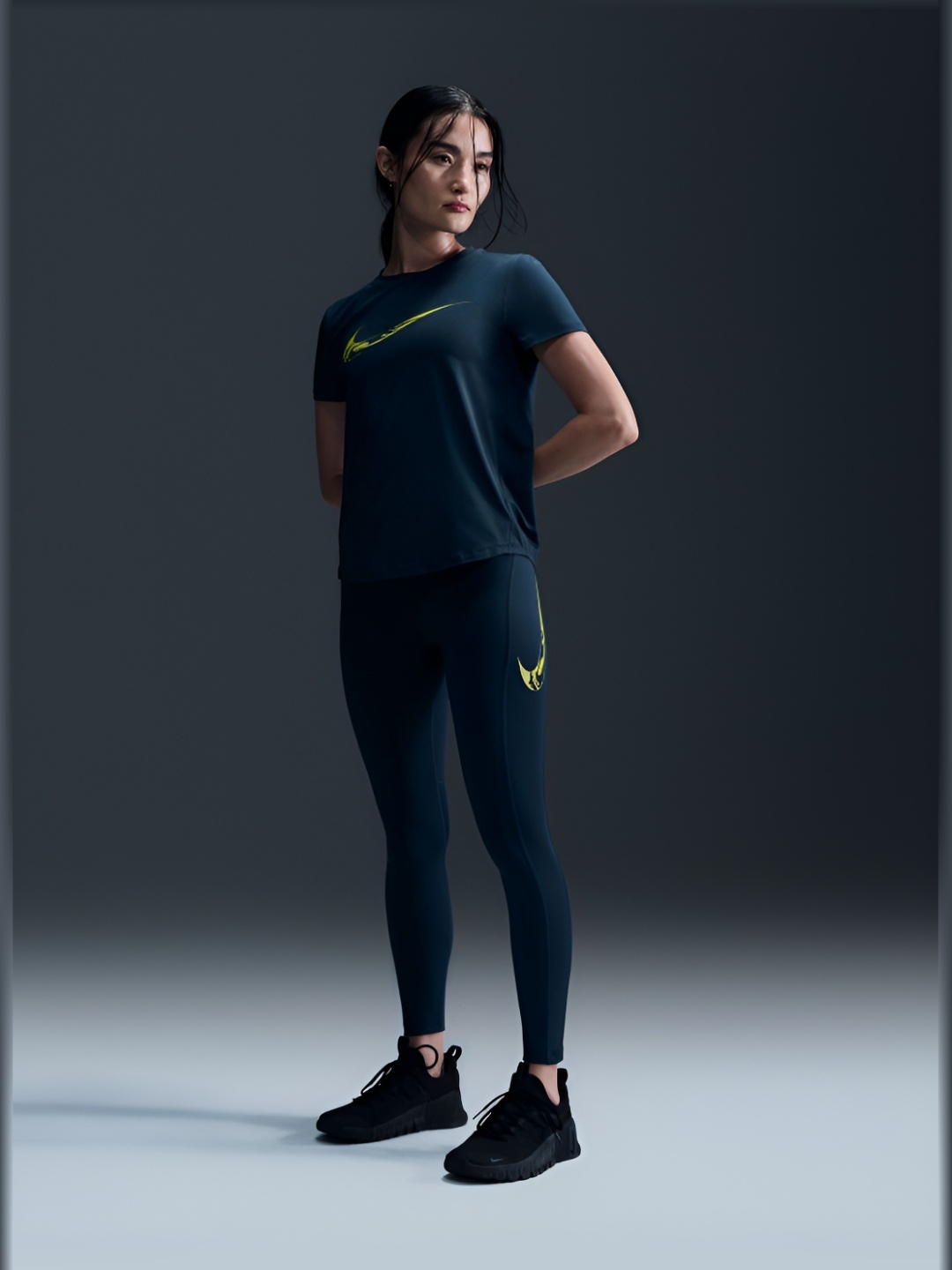 

Nike Fast Swoosh Women's Mid-Rise 7/8 Running Leggings, Blue