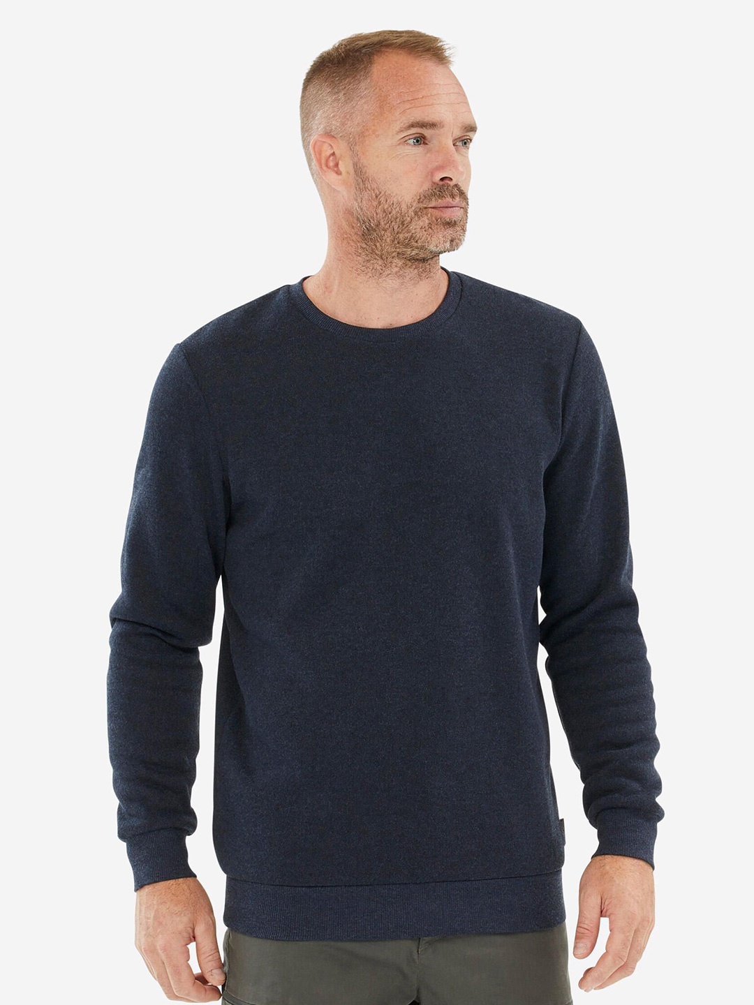 

Quechua By Decathlon Men Navy Blue Crew Neck Jumper Sweatshirts