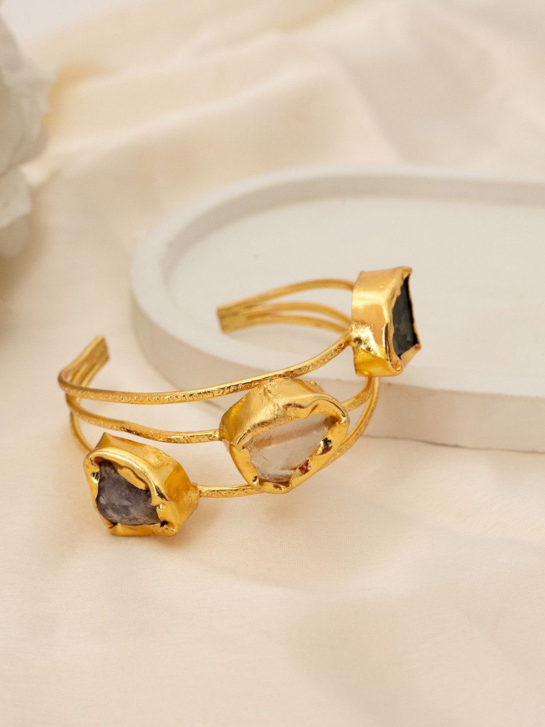 

Perfectly Average Gold-Plated Brass Cuff Bracelet