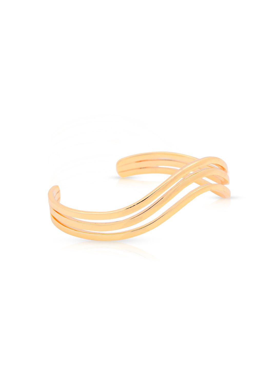 

Perfectly Average Women 18k Gold Plated Jewellery Assymetrical Cuff Bracelet