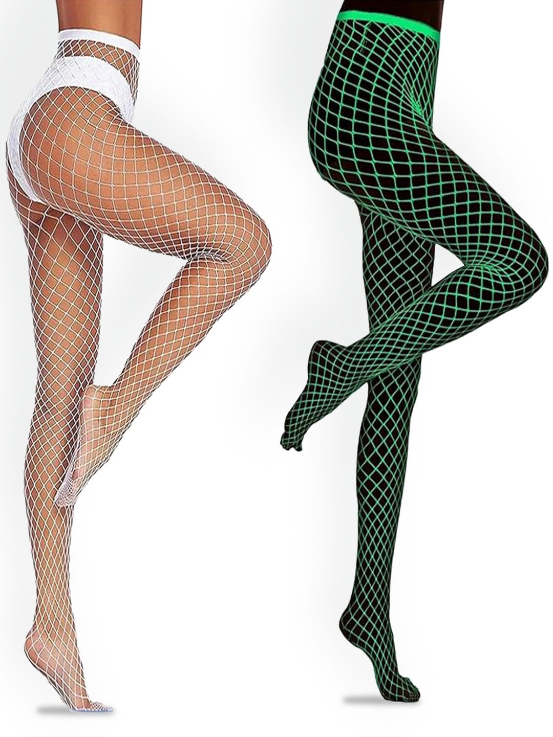 

Softwrap Women Sheer Stretchable Stockings, Green