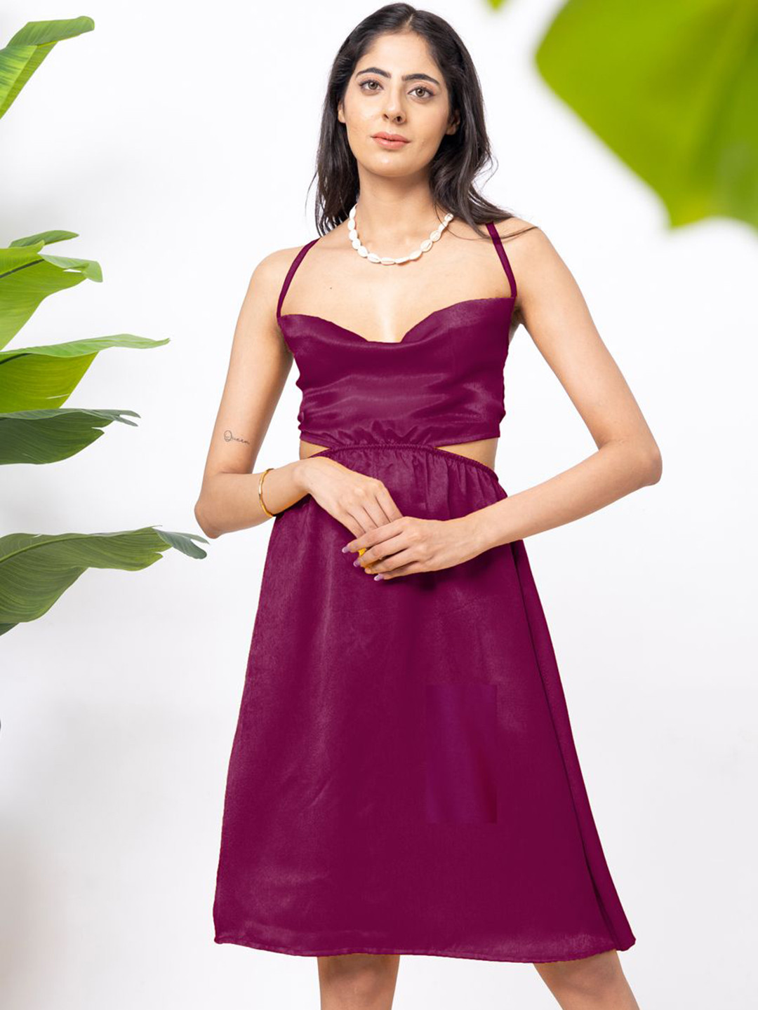 

EROTISSCH Cover Up Beachwear Dress, Purple