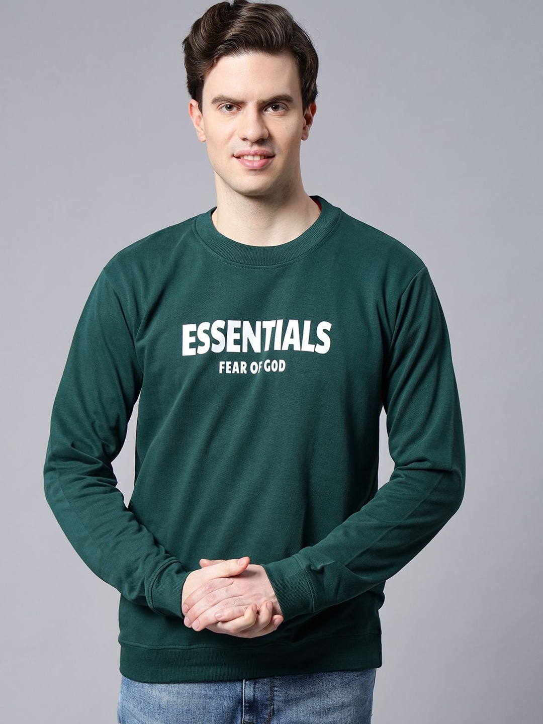 

Gavin Paris Men Typography Printed Sweatshirt, Green