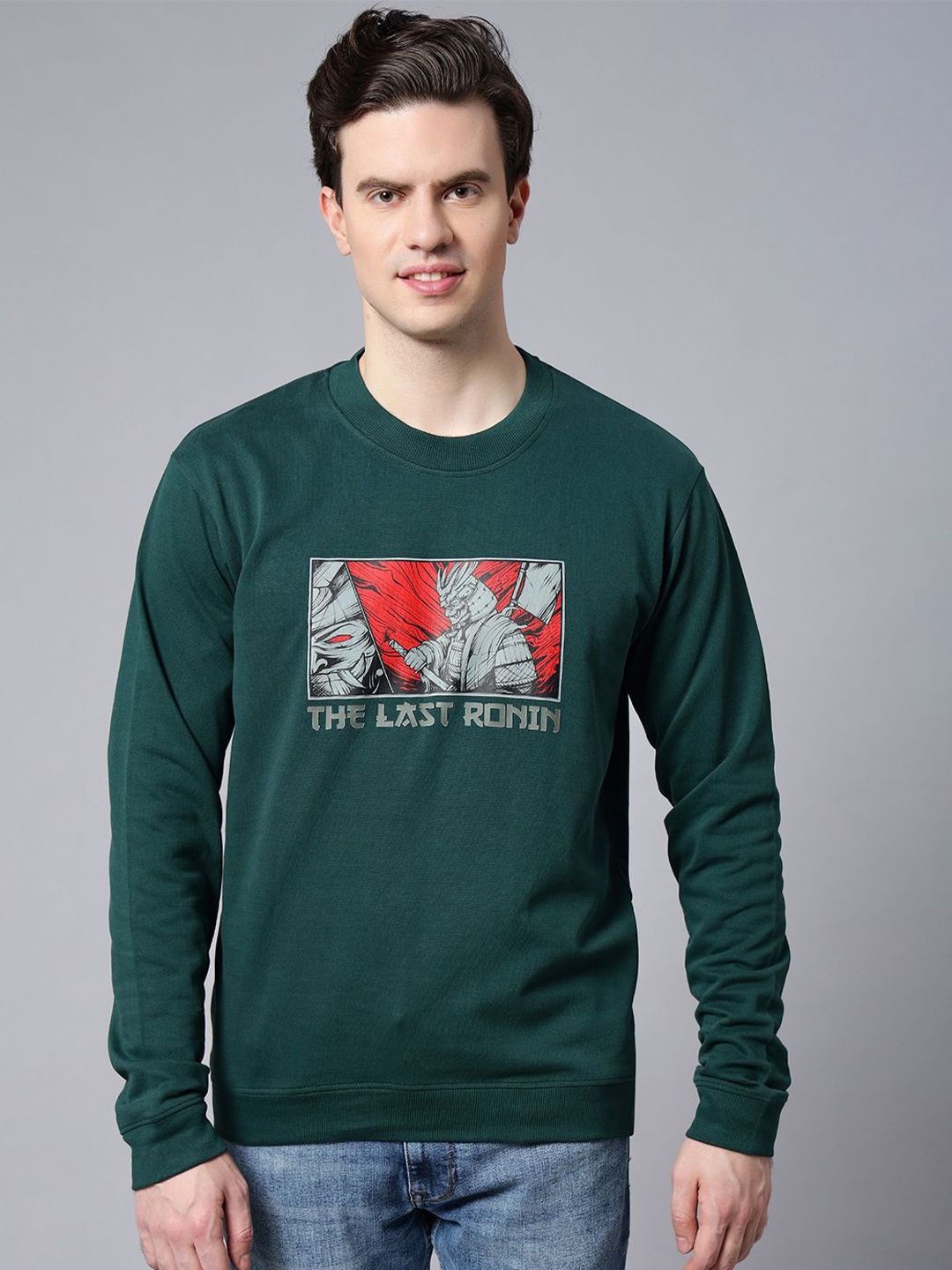 

Gavin Paris Men Graphic Printed Sweatshirt, Green