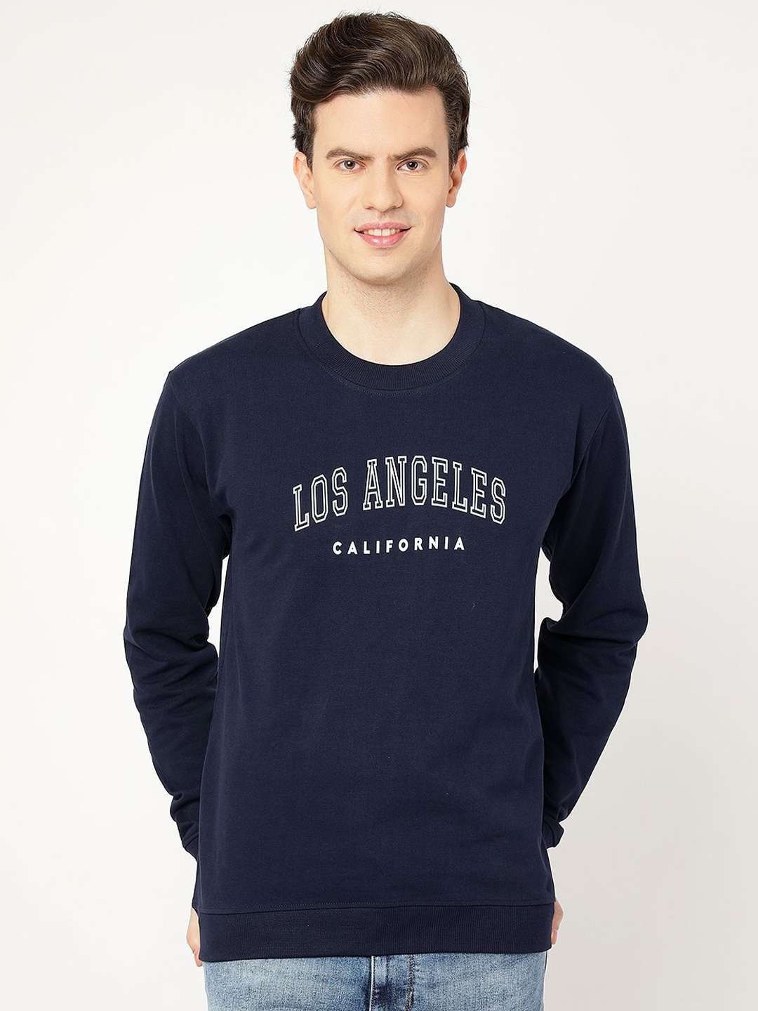 

Gavin Paris Men Typography Printed Sweatshirt, Blue