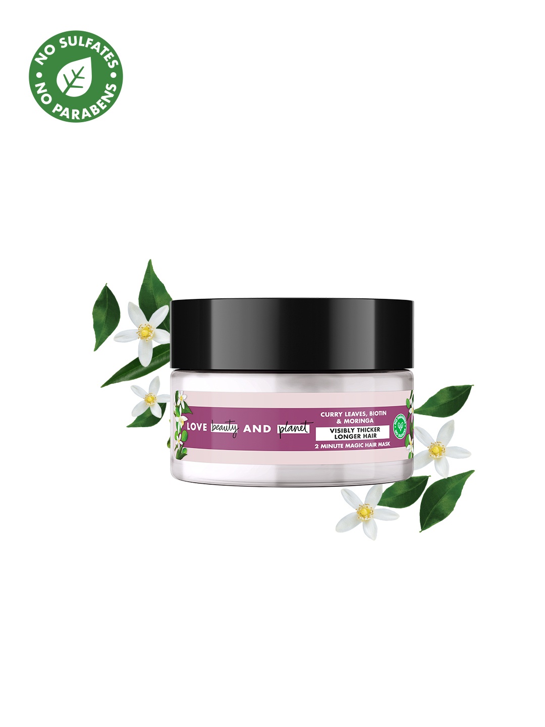 

Love Beauty & Planet Curry Leaves Biotin & Moringa Hair Mask- 200ml, Purple