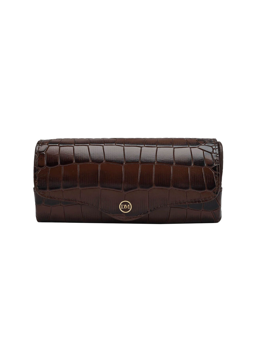 

Da Milano Vegan Leather Sunglasses Case, Brown