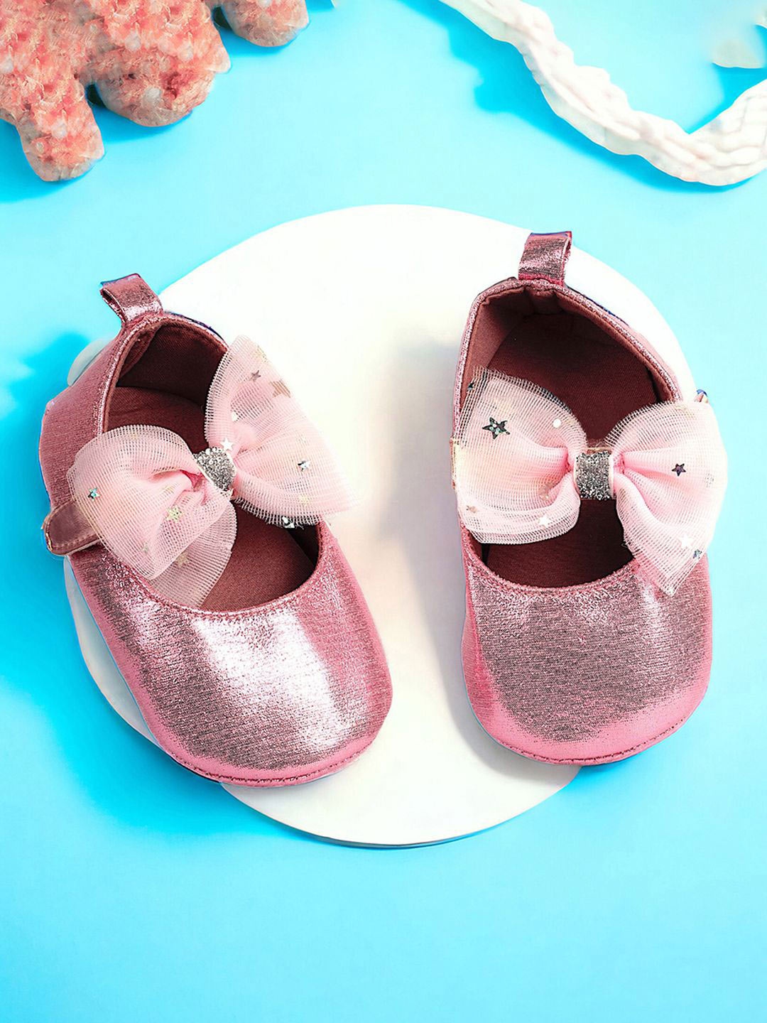 

Baby Moo Kids Girls Booties, Pink