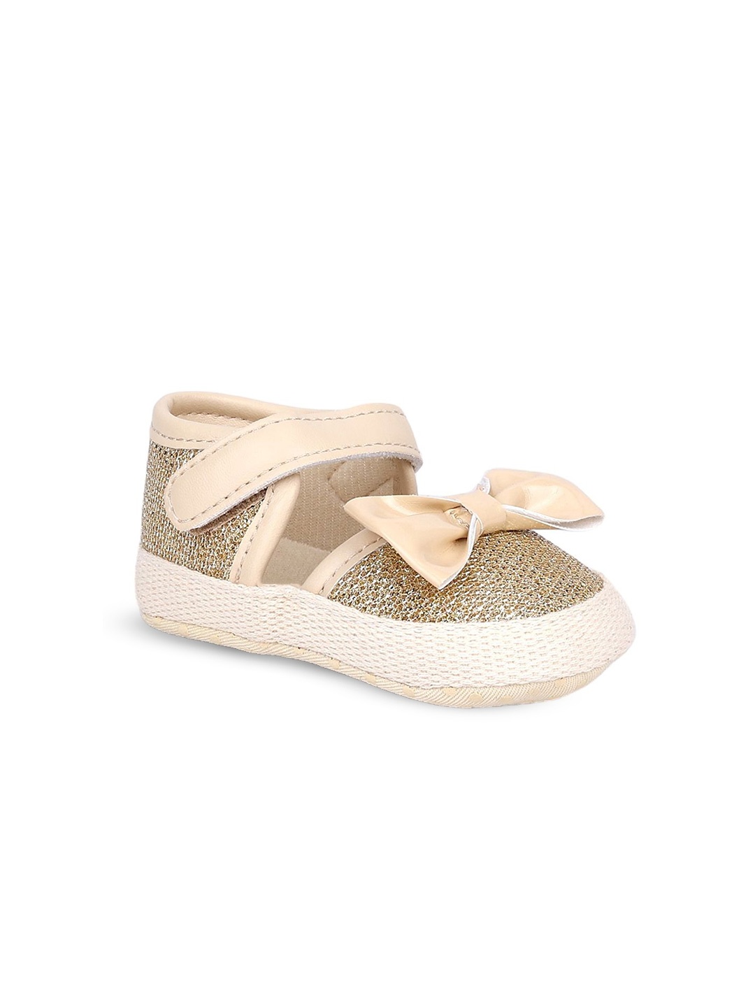 

Baby Moo Kids-Girls Bow Booties, Beige