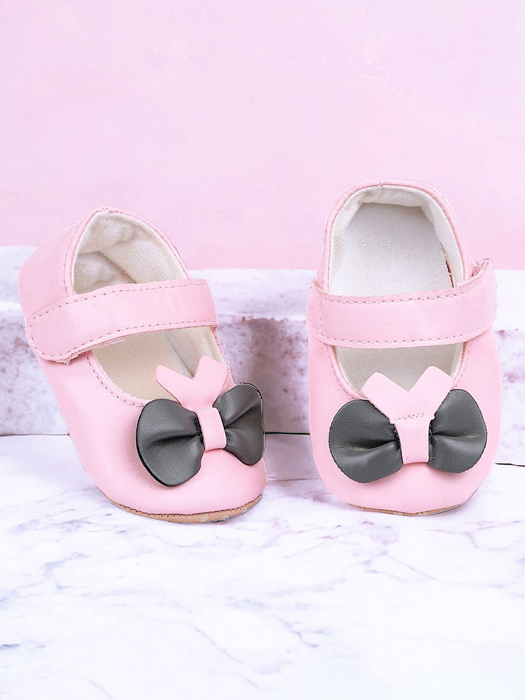 

Baby Moo Unisex Kids Booties, Pink