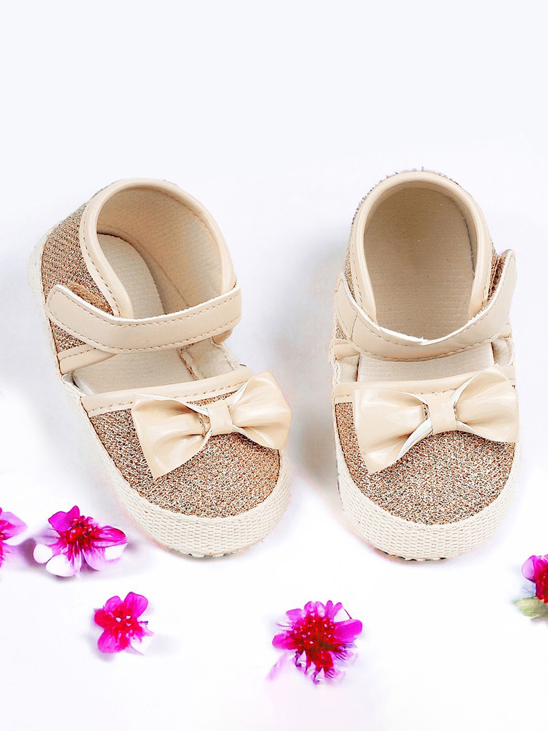 

Baby Moo Unisex Kids Booties, Beige