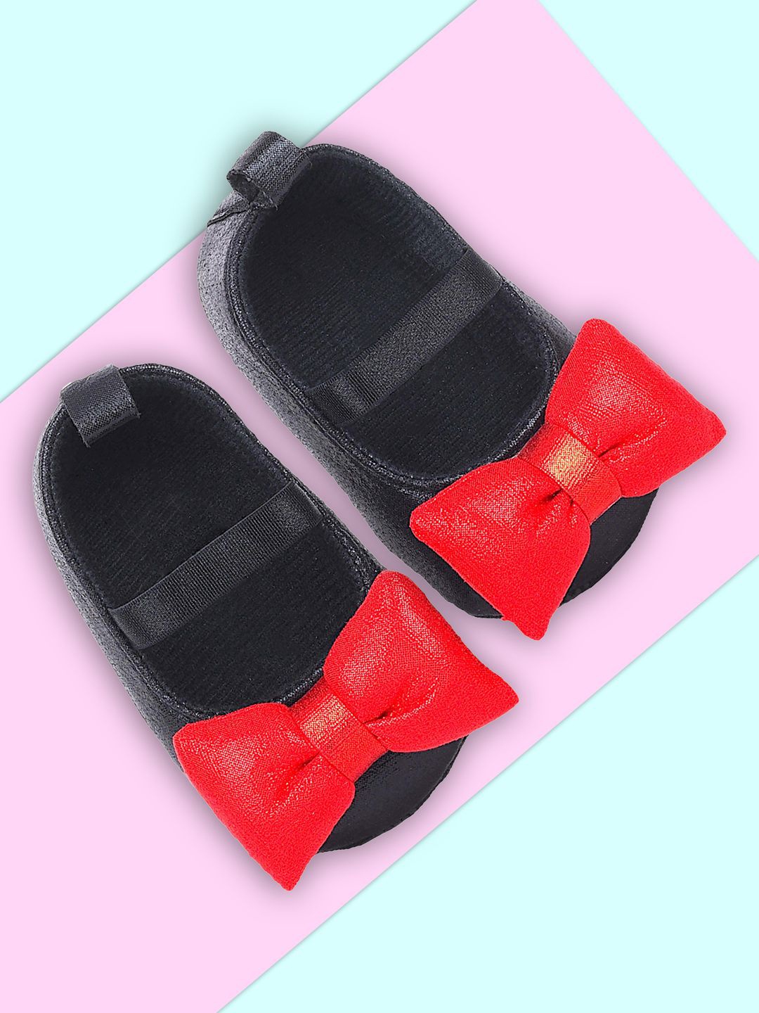 

Baby Moo Unisex Kids Booties, Black