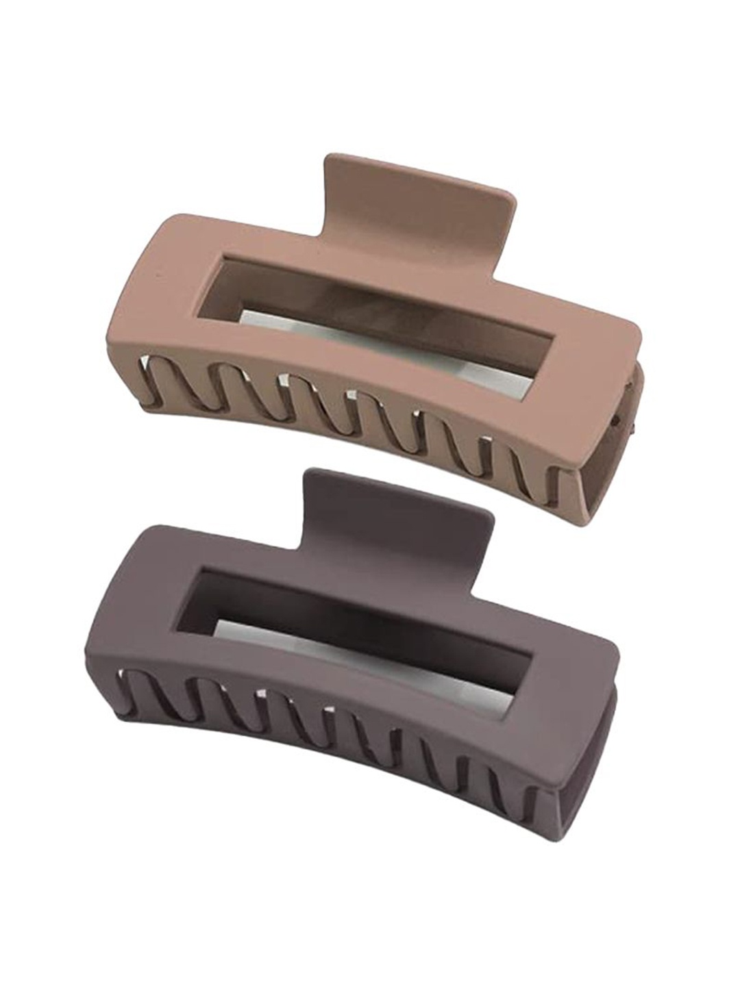 

Softwrap Women Set of 2 Claw Clip, Brown