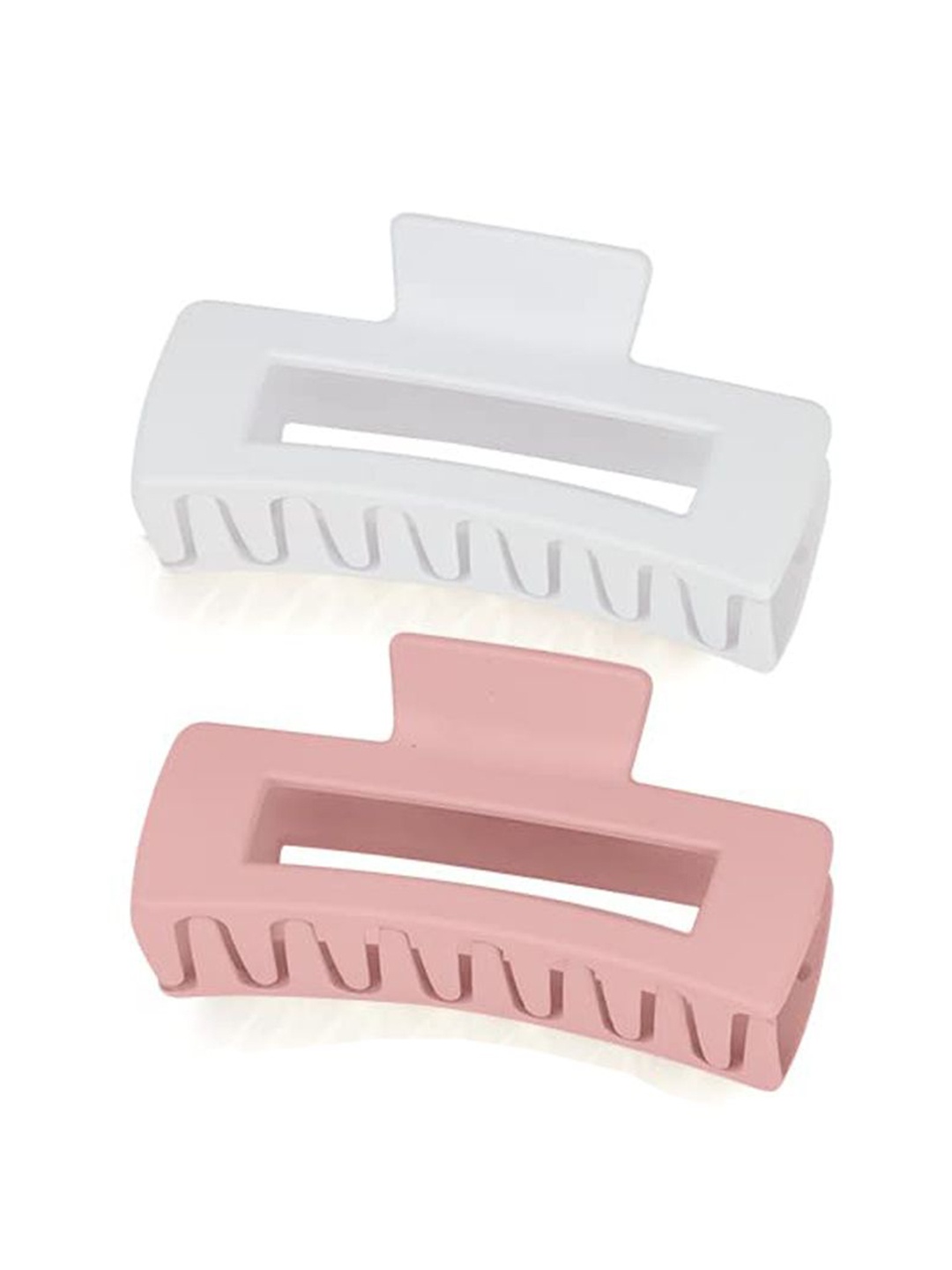 

Softwrap Women Set of 2 Claw Clip, White