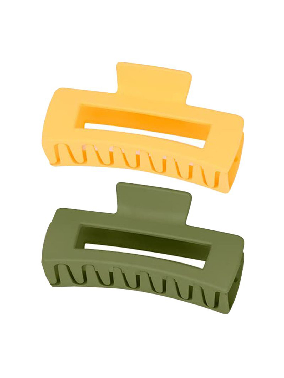 

Softwrap Women Set of 2 Claw Clip, Yellow