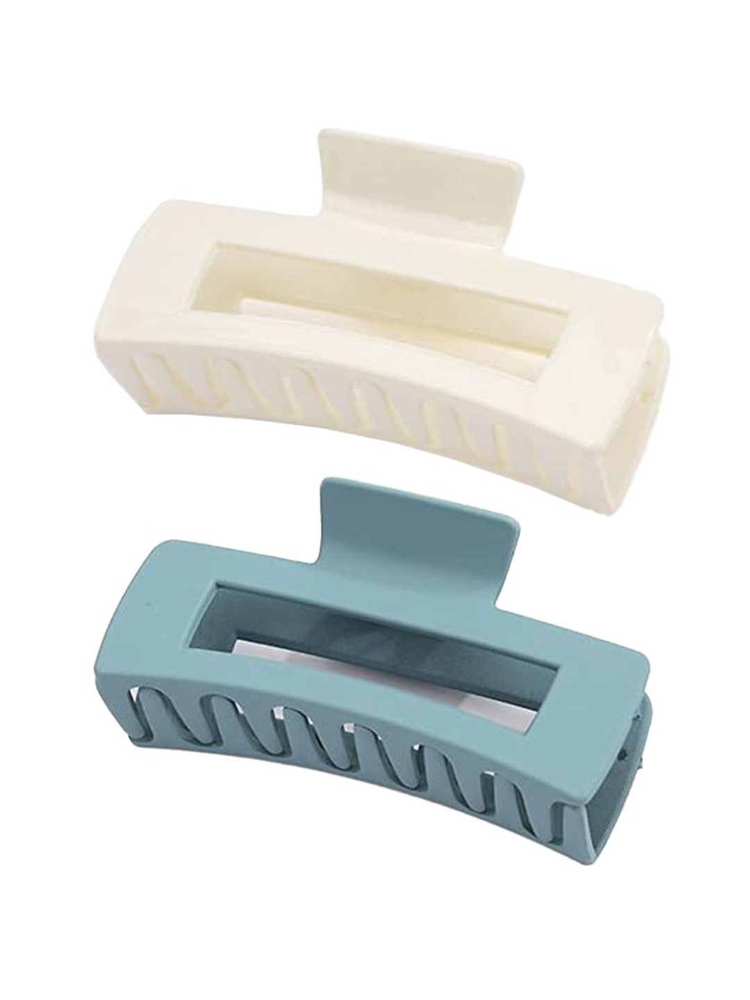 

Softwrap Women Set of 2 Claw Clip, White